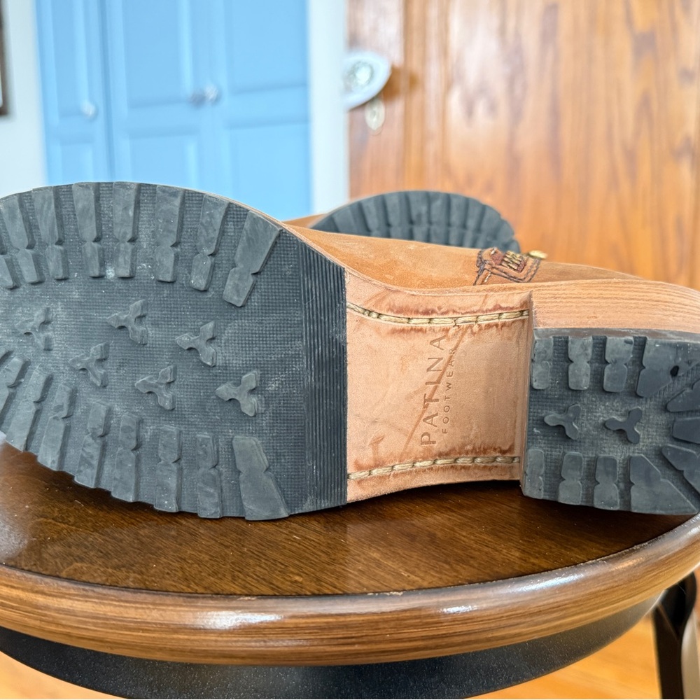 Patina (Portland Leather) Ankle Bootie in Canyon - Picture 4 of 4